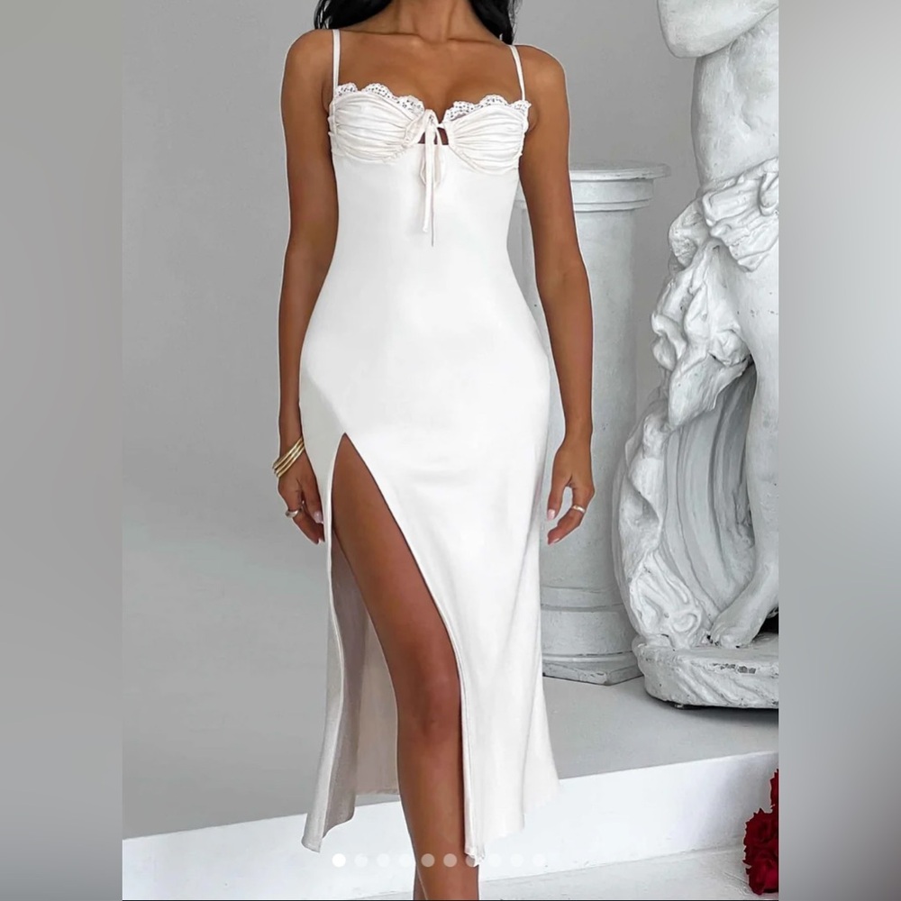 Babyboo satin midi dress